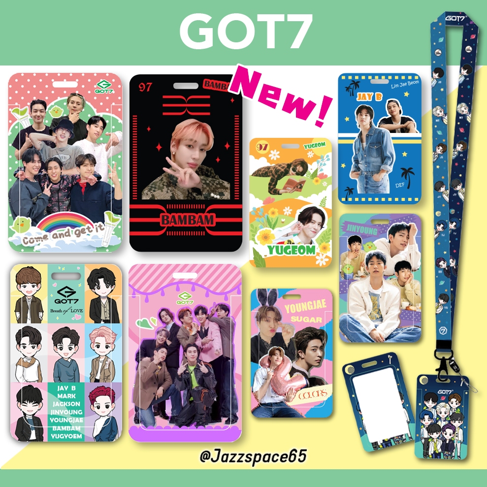 ที่ใส่บัตร GOT7 เฟรมการ์ด(ไม่รวมสาย) ใส่บัตรพนักงาน ที่ใส่การ์ด ที่ใส่คีย์การ์ด [พร้อมส่ง]