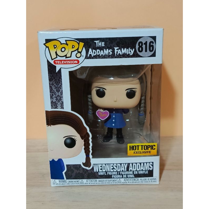 Funko Pop! : The Addams Family - Wednesday Addams (Valentine) [ กล่องสินค้า - 8/10 ]