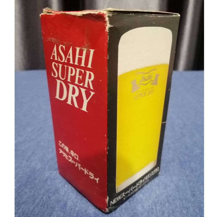 แก้วเบียร์ Asahi Super Dry ขนาด กว้าง 5.8 สูง 11.5 CM. ของใหม่ยังไม่เคยผ่านการใช้งาน  ญี่ปุ่นแท้