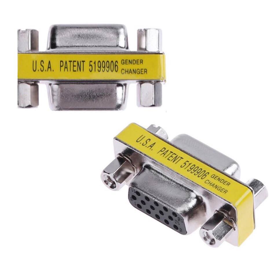 ตัวแปลง VGA FeMale-FeMale แปลง VGA เมีย-เมีย Dsub 15 pin F-F