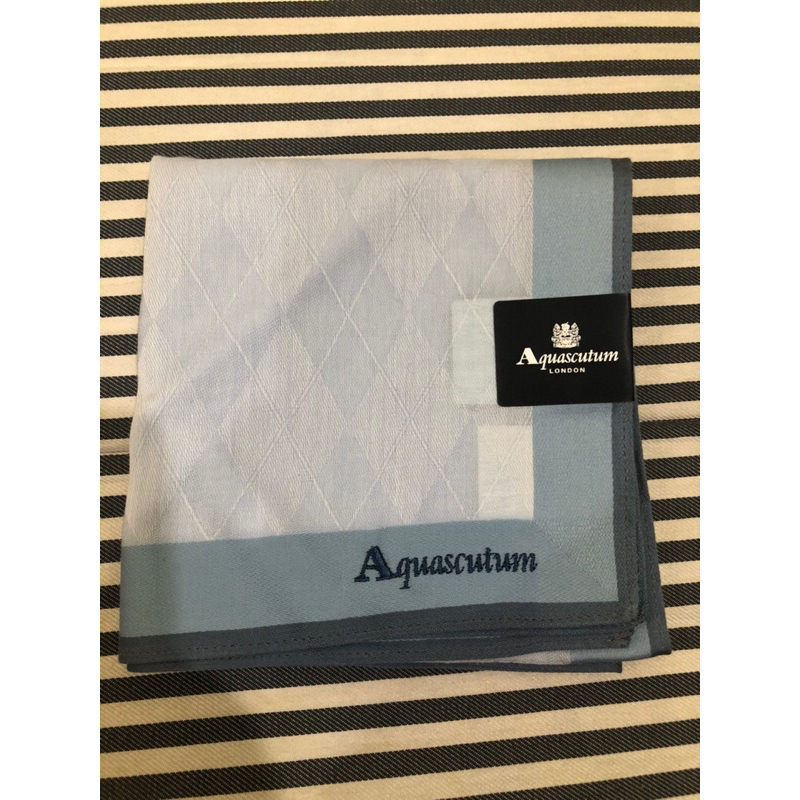 Aquascutum London ผ้าเช็ดหน้า