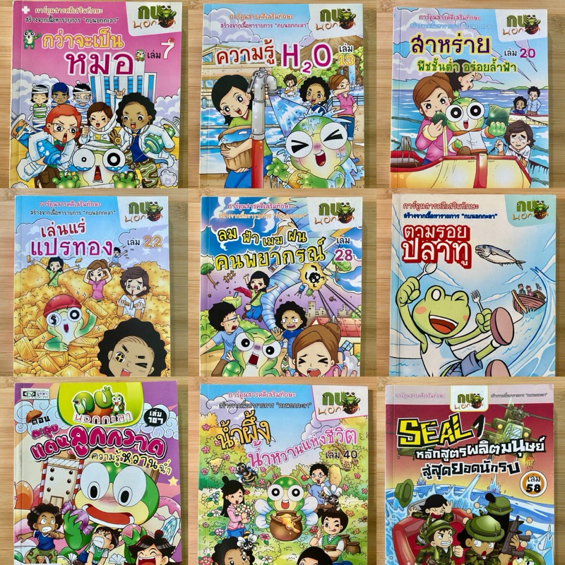 หนังสือการ์ตูนความรู้ กบนอกกะลา EP.1