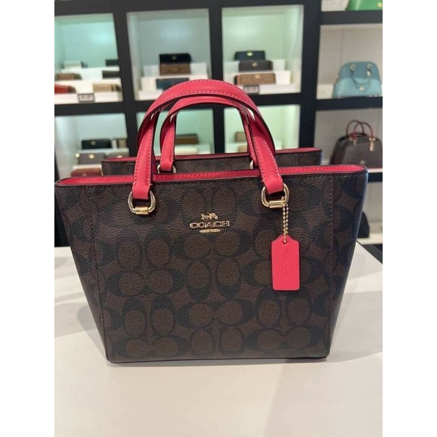 COACH CA613 ของแท้ Alice Satchel In Signature Canvas พร้อมส่งแท้💯%