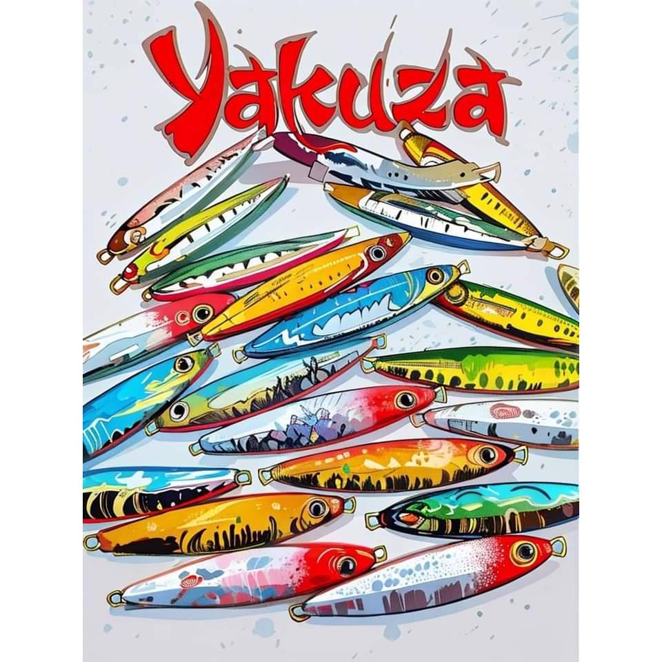 เหยื่อจิ๊ก Yakuza รุ่น PJ-01 ทรงอมตะ ขนาด 20-30-40-60กรัม งานจิ๊ก แคส อ่าวไทย-อันดามัน ได้ผลดีทุกพื้นที่