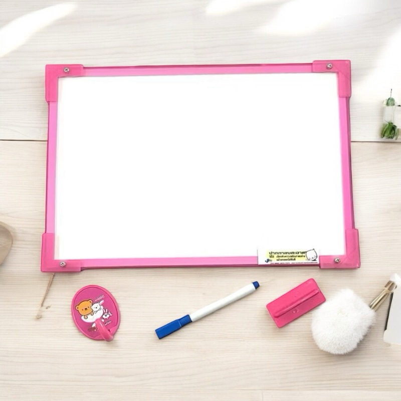 ชุดกระดานไวท์บอร์ด เรืองแสง เขียนได้1ด้าน พร้อมส่ง