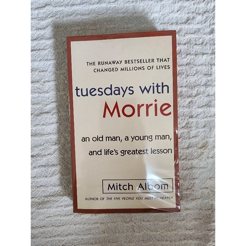 หนังสือมือสอง TUESDAY WITH MORRIE