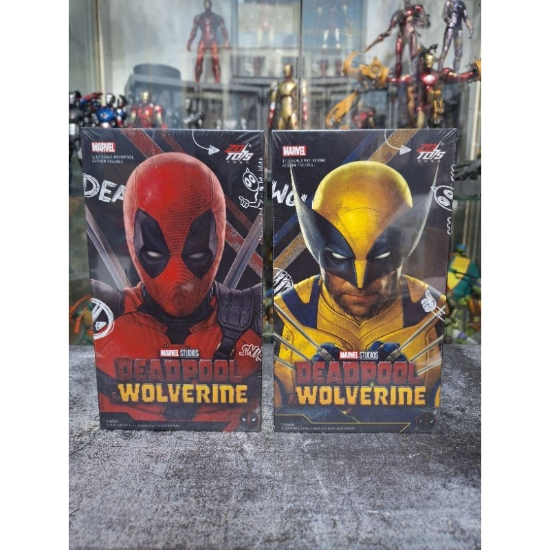 (พร้อมส่ง)ZD Toys Deadpool and Wolverine Deadpool 1/10 Scale Collectible Figure มือ 1