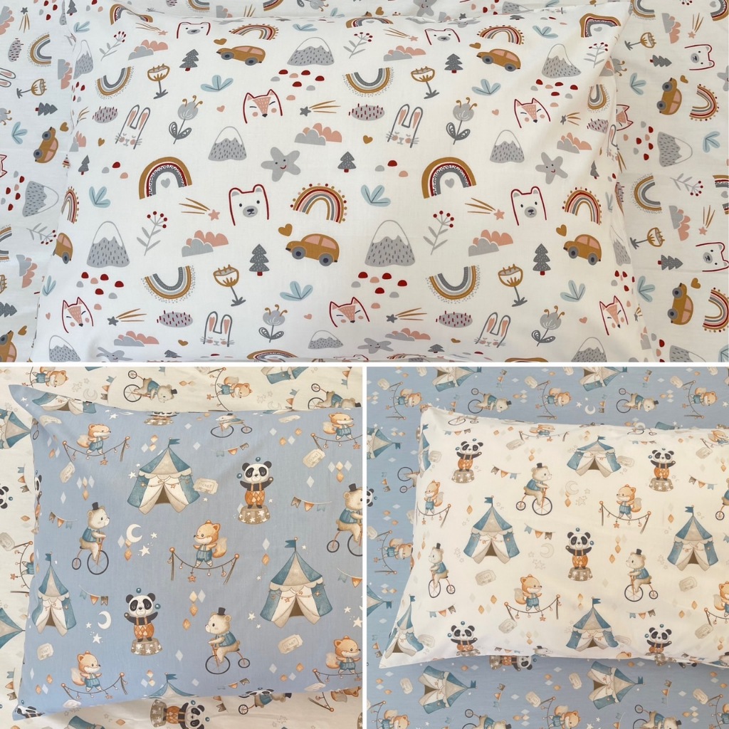 ปลอกหมอน  ลายsmall rabbit   ลายแพนด้าโชว์ ลายHoliday