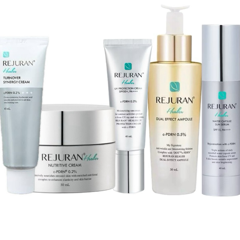 Rejuran รีจูรัน Healer DUAL Effect Ampoule /Turnover Active cream/ UV Protection /eye patch