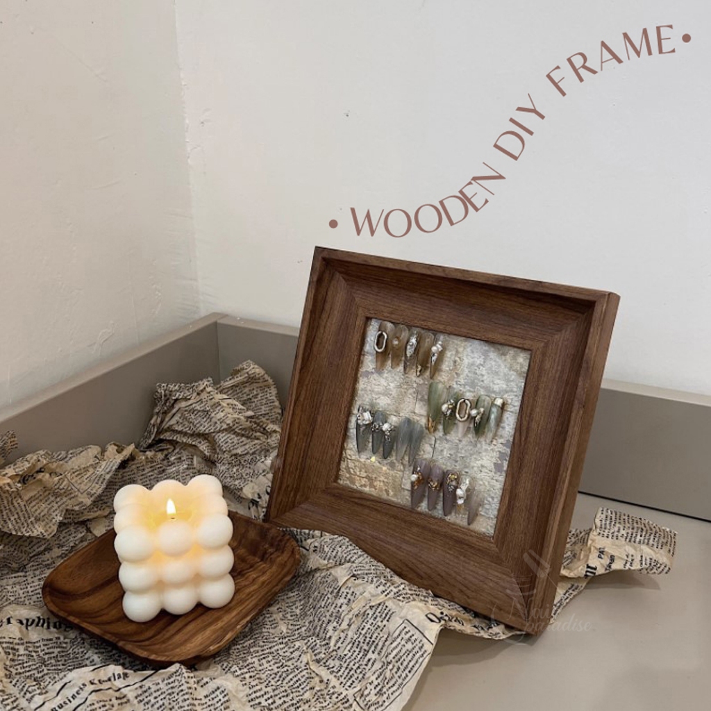 กรอบรูป Nail Art Frame โชว์งานเล็บเปลี่ยนพื้นได้ ตั้งได้เอง กรอบโชว์ผลงานเพ้นท์เล็บใหม่สไตล์ญี่ปุ่น