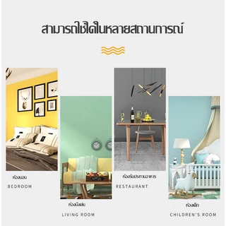 wallpaper สติกเกอร์วอลเปเปอร์ PVC มีกาวในตัว ยาว 10 ม. สําหรับตกแต่งห้องนอน ห้องนั่งเล่น