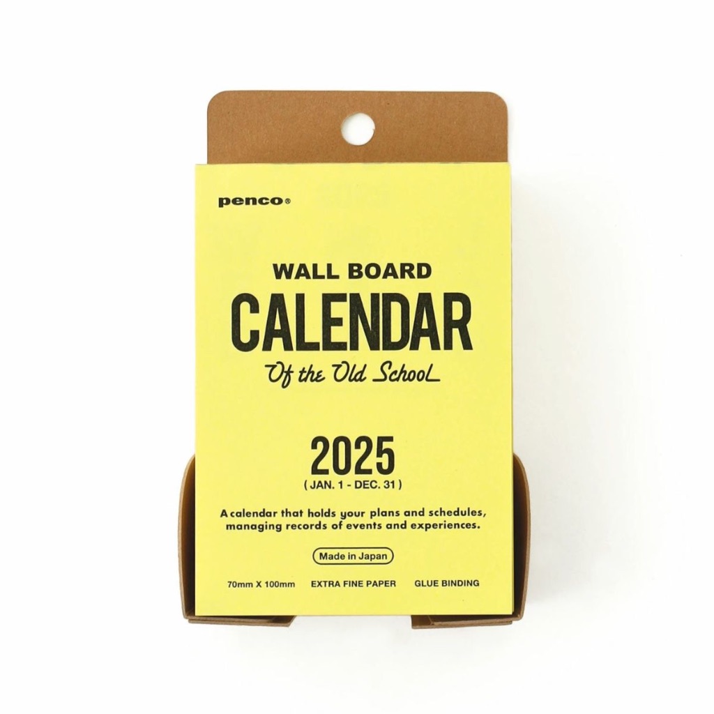 penco Memo Block Calendar 2025 (H25NH005) / ปฏิทินจดบันทึกรายวัน ปี 2025 แบรนด์ Penco จากประเทศญี่ปุ่น