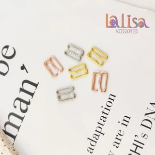 ตัวเลื่อน ตัวเลื่อนปรับสายเสื้อชั้นใน Bra Accessories แพค10ชิ้น (ตัวตะขอโลหะผสมเลข9) Alloy 9 buckle (D-1-E,MF-021)