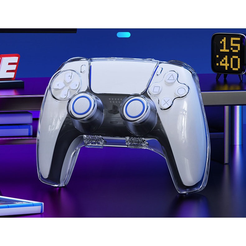 IINE คุ้มค่า  เคสใสสำหรับคอนโทรลเลอร์ PS5 controller เคสแม่เหล็กเคสใส PS5 คอนโทรลเลอร์เกม PC integrated เคสป้องกัน L1008