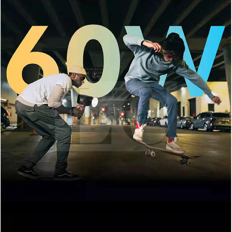 ไฟสตูดิโอ ไร้สาย YM-S60 LED 60W Handheld Photography Fill Light 60วัตต์ ไลฟ์สด บิวอินแบต เปิดได้4ชม.