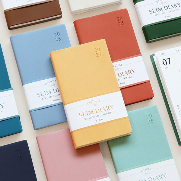 2025 Official Slim Monthly Diary แพลนเนอร์แบบรายเดือน