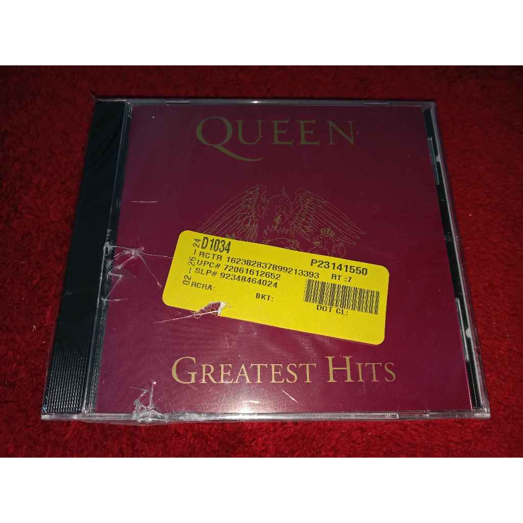 CD แผ่นซีดีเพลงสากล Queen – Greatest Hits สินค้าสภาพตามรูปปก