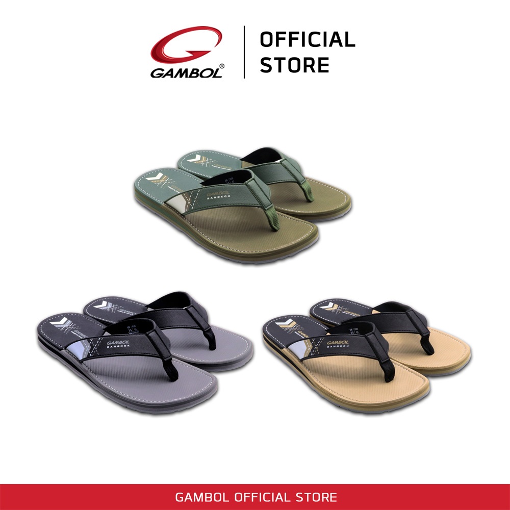 GAMBOL แกมโบล ACTIVE NATIVE รองเท้าแตะแบบหนีบชายหญิง รุ่น GM11447 / GW11447 Size