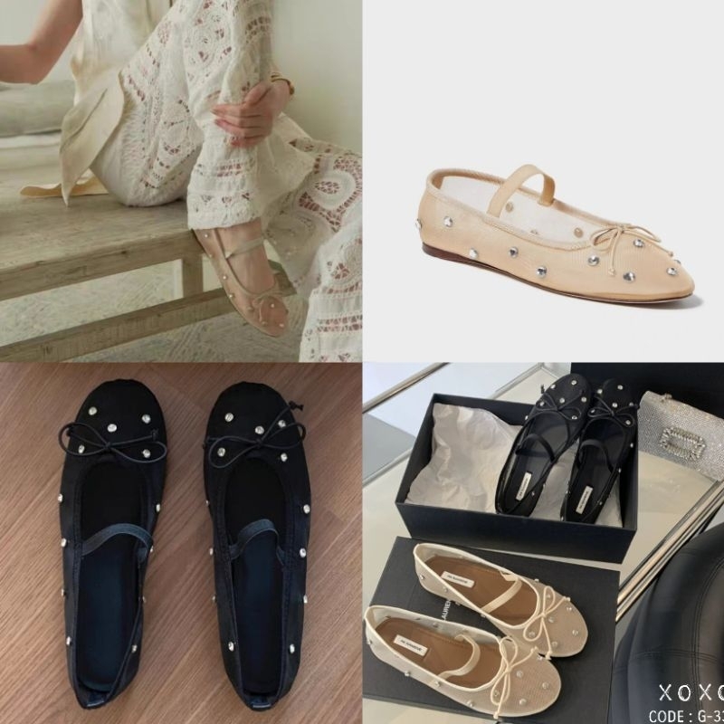 (พร้อมส่งจากไทย-ทุกคู่) ซีทู เพชร โบ งานเกาหลี