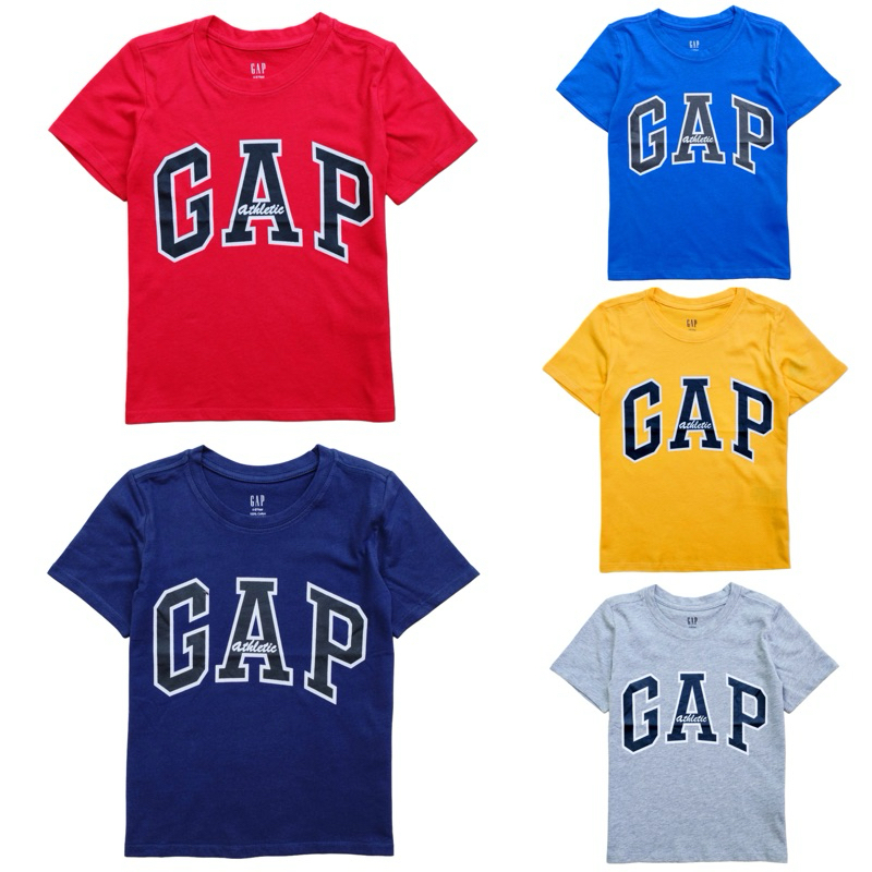 มีเก็บปลายทาง‼️เสื้อยืดเด็ก เสื้อคอกลม สกรีนแบรนด์ หล่อๆเท่ห์ๆ