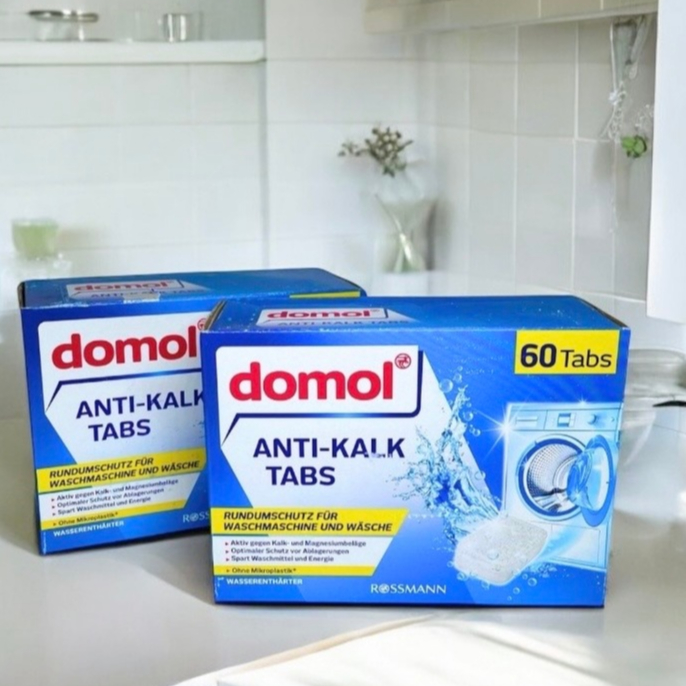 Domol ก้อนฟู่ทำความสะอาดถังเครื่องซักผ้า ก้อนล้างถังเครื่องซักผ้า กำจัดกลิ่นอับและอบตทีเรียที่สะสมที่ตัวถังซัก