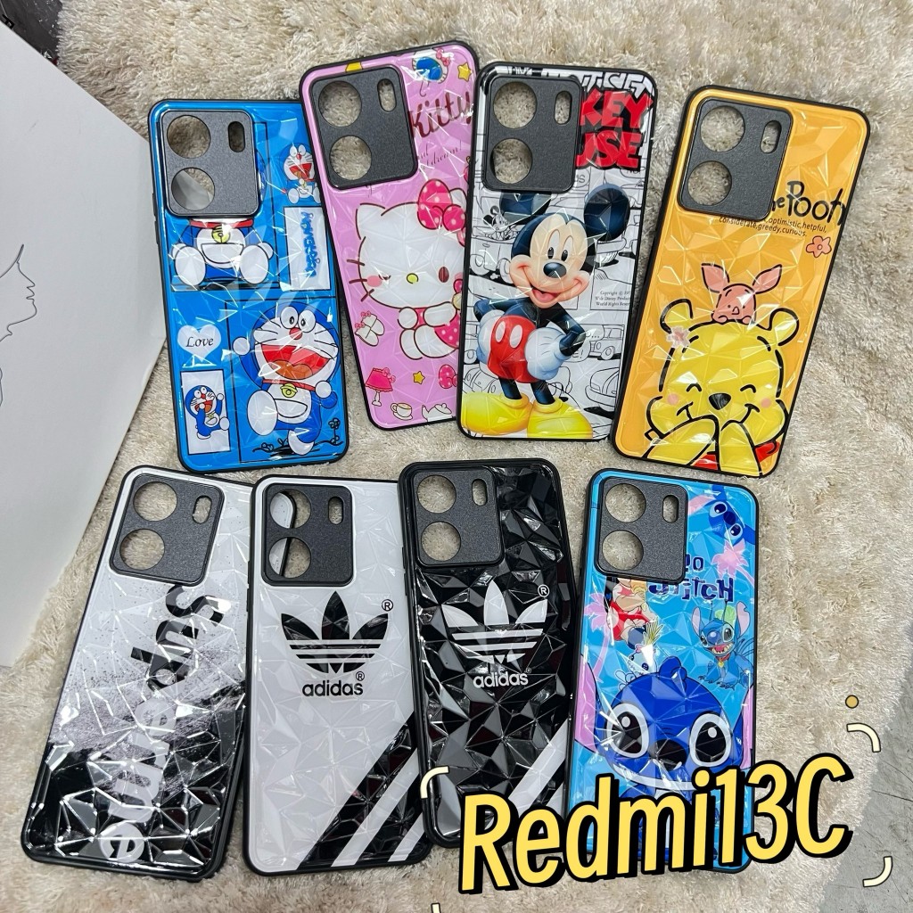 เคสมือถือ สำหรับรุ่น VIVO Y17 Y11 Y12 Y15 งานกระจก 3D กันกระแทกลายการ์ตูน ขอบนิ่มหลังแข็งลายสวย สินค้าพร้อมส่งจากไทย #TD