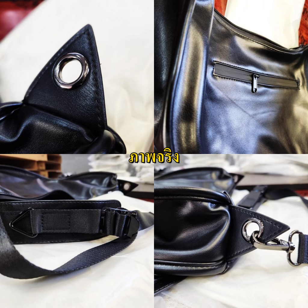 ✨Z.YOOO✨ กระเป๋าสะพายข้างผู้ชาย กระเป๋าหนังสะพายไหล่ ใช้ได้ทั้งชายและหญิง สไตล์เรียบง่ายทันสมัย - รูปที่ 5