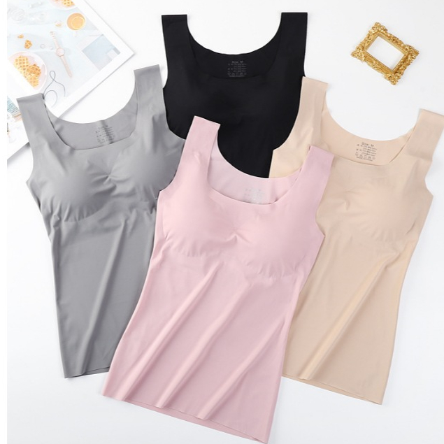 เสื้อชั้นในตัวยาว มีบราในตัว บราใส่นอนตัวยาว M-XL