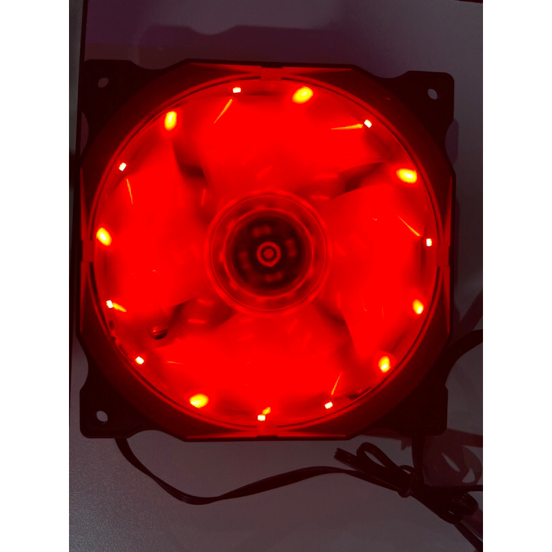 พัดลม Xigmatek Fan LED (RED)