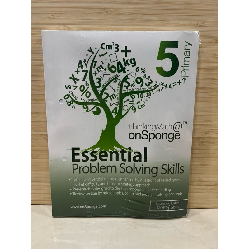 Thinking Math Onsponge Primary 5 Essential Problem Solving Skills (with answers)