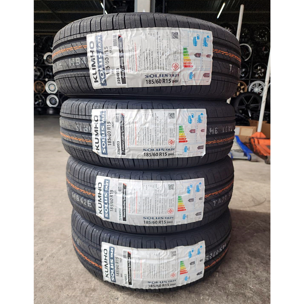 🔴 ยาง "#คัมโฮ" Kumho Solus TA21 185/60R15 *** ยางใหม่ ปี 24 ***