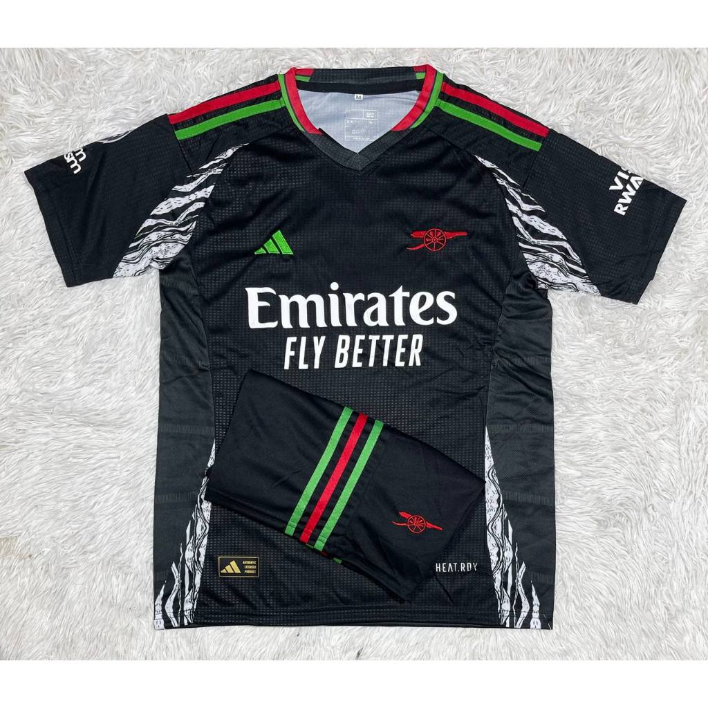 เสื้อฟุตบอล ทีม Asernal เสื้อพร้อมกางเกงชุดกีฬาเหลือผ้าดีใส่สบาย2024/2025