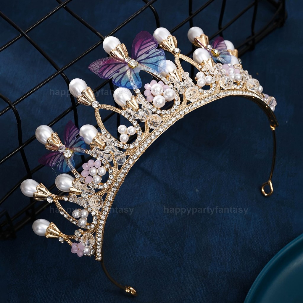 มงกุฏ มงกุฎ มงกุฏเพชร มงกุฎเพชร ที่คาดผมเพชร ที่คาดผมเจ้าสาว มงกุฏผีเสื้อ เจ้าสาว ประกวดนางงาม - รูปที่ 2