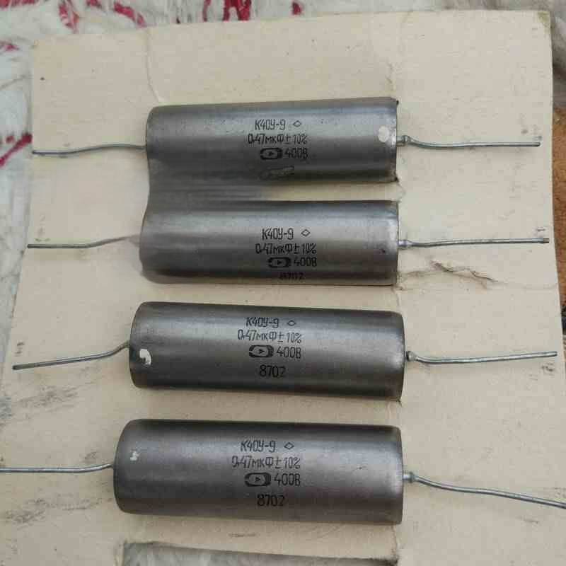 สินค้าใหม่ของสหภาพโซเวียต0.22uF/0.1uf0.33UF/0.47UF/400V/630v1000v ตัวเก็บประจุรากบัว