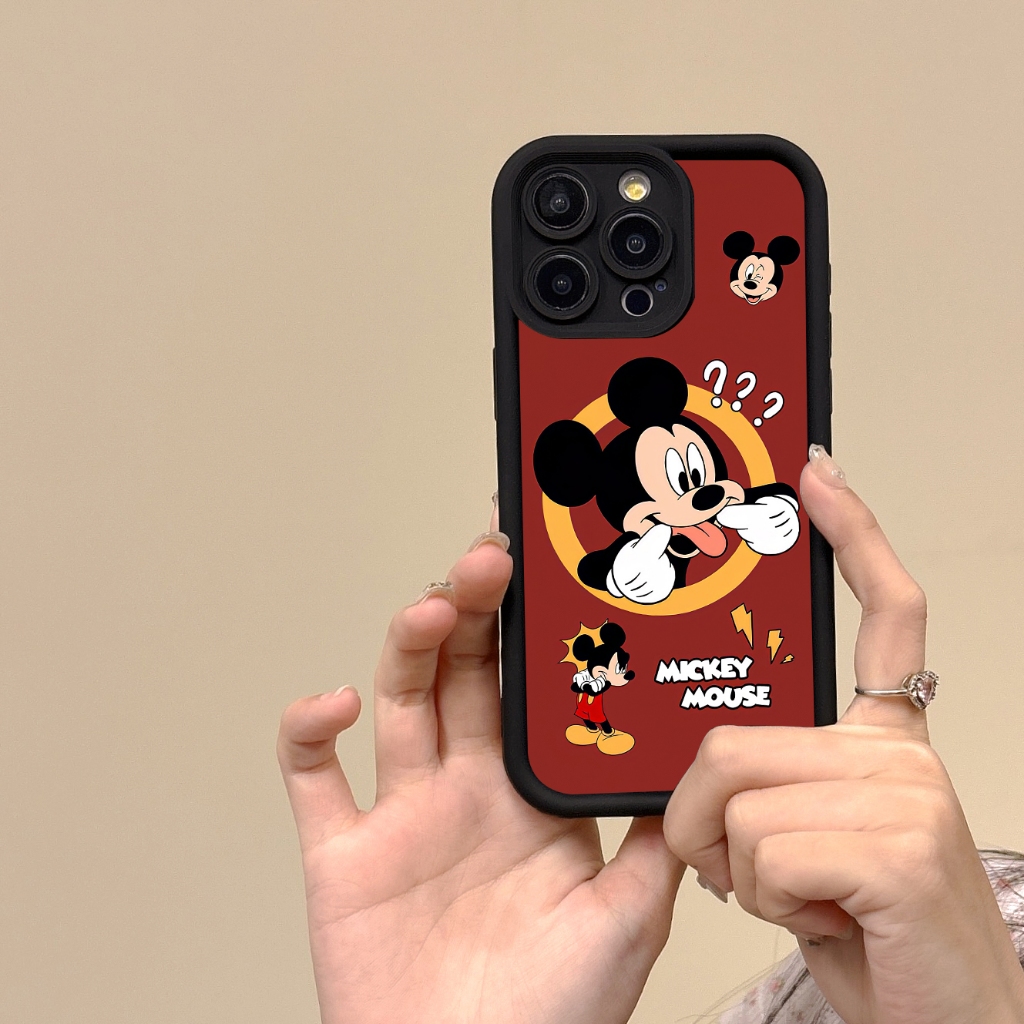 จัดส่ง24ชม for iPhone 16 15 14 13 12 11 Pro max case เคสไอโฟน16/15/14 Plus การ์ตูน มิกกี้ Mickey บางเบาพกพาง่าย Case