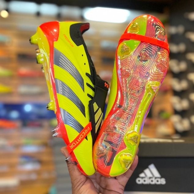 รองเท้า สตั้ด อดิดาส Adidas Predator พรีเดเตอร์ใหม่ล่าสุดปี 2024 ถ่ายจากสินค้าจริง(แถมถุงผ้า+ดันทรง+