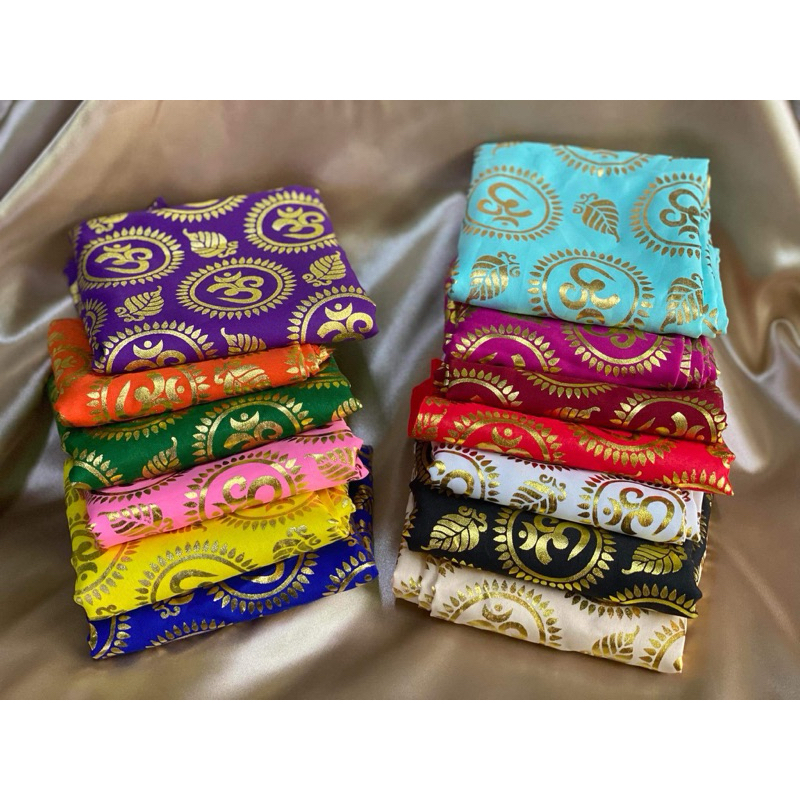 (พร้อมส่ง )ผ้าโอม ขนาด1เมตร