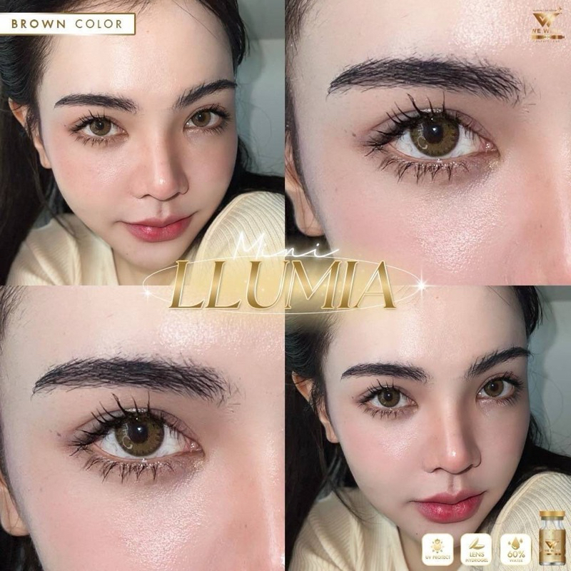 คอนแทคเลนส์ wewink ilumia brown รุ่นน้ำตาลสวยนัวคม hydrogel weter60%