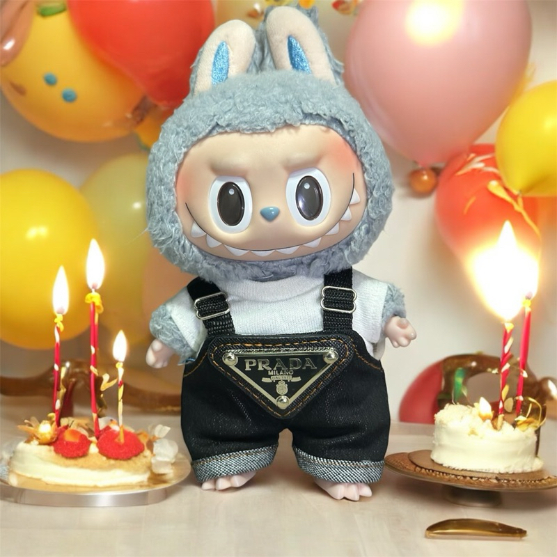 พร้อมส่งจากไทย ชุดเอี๊ยมตกแต่งป้ายแบรนด์