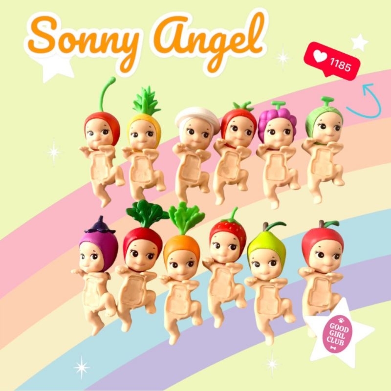 พร้อมส่ง 🍒sonny angel hippers fruit งานเทียบ