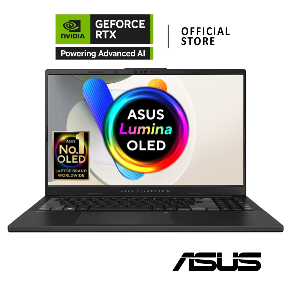 ASUS VIVOBOOK Pro 15 OLED / NVIDIA® GeForce RTX™ 4060 / Intel® Core™ Ultra 9 185H (N6506MV-MA964WS)