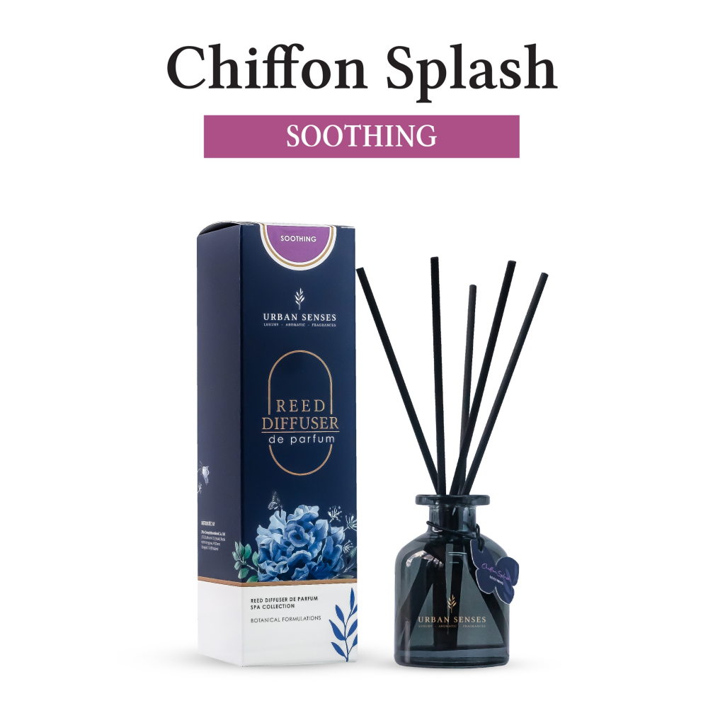 ก้านไม้หอม ไม้กระจายความหอม ไม้กระจายกลิ่น Urban Senses Reed Diffuser - Chiffon Splash 100 ml.