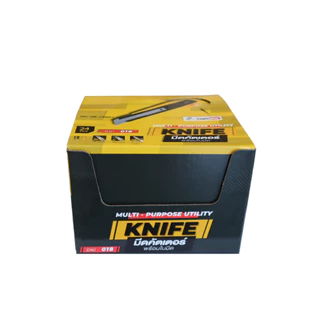 คัตเตอร์ คัตเตอร์ใหญ่ Eagle One อย่างดี รุ่น DN1-018 ใบมีด SK5 ขนาด 18 mm คม แข็ง พร้อมใบมีด (คละสี) ของแท้