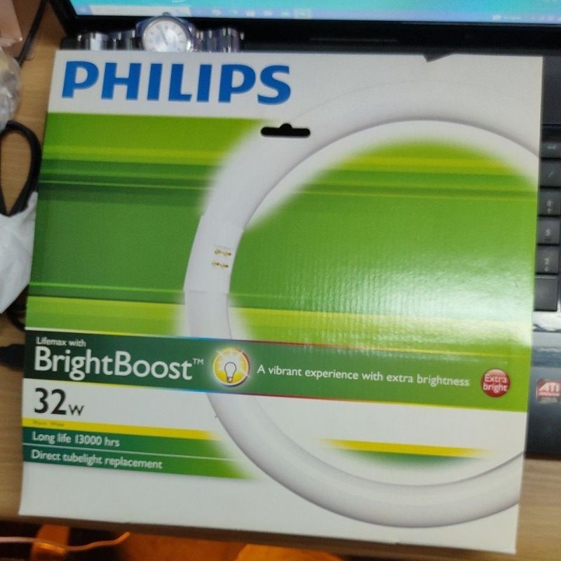 หลอดนีออนกลมฟิลลิป TLE32/830สีเหลืองนวล