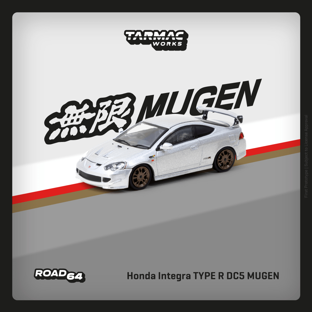 Honda Integra TYPE R DC5 MUGEN Silver 1:64 (TARMAC WORKS)