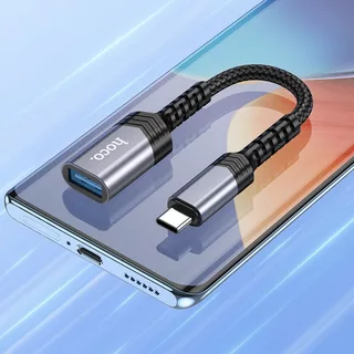 HOCO UA24 ตัวแปลงสัญญาณ iOS to USB / Type-C to USB OTG converter รองรับการชาร์จ ถ่ายโอนข้อมูล แฟลชไดรฟ์ hc5