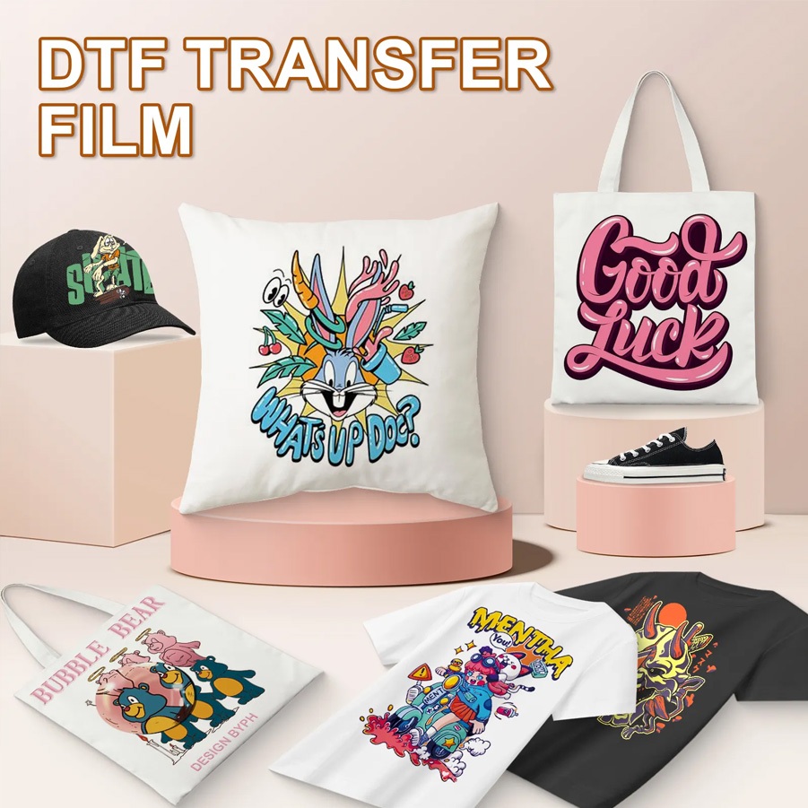 พิมพ์DFT/DTF ปริ้นท์DFT/DTF พิมพ์ตัวรีดติดเสื้อ ขนาดA3 60บ., A4 50บ. รีดลงผ้าได้เลย