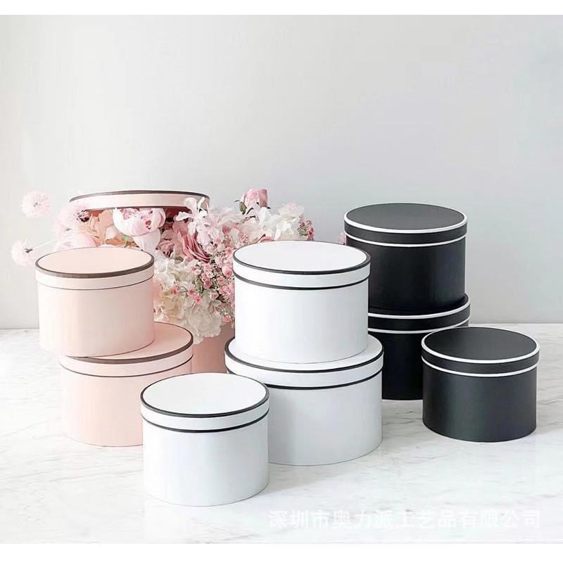 B01 รุ่นกล่องขาวขอบดำ 💢กล่องใส่ของอเนกประสงค์ 🌸flower box🌸