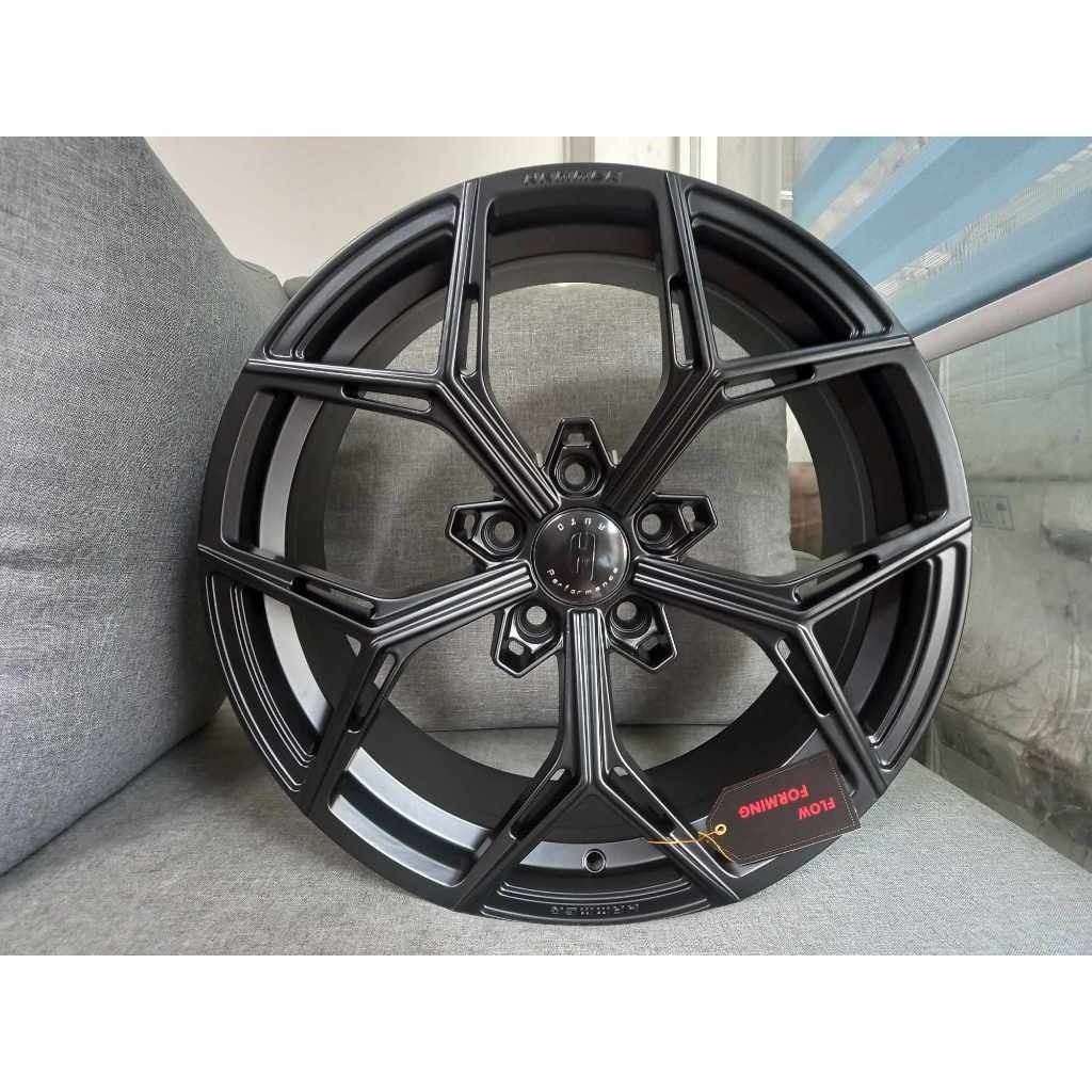 แม็กใหม่ขอบ 18 ล้อรีดเบา สีดำ 5 รู 114