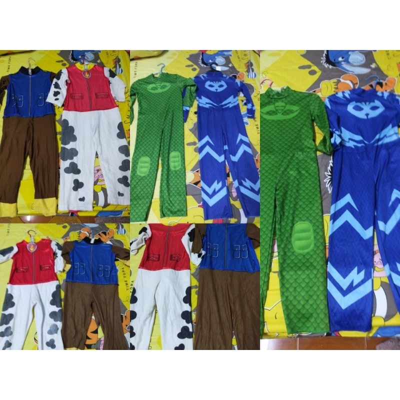 ชุดแฟนซีเด็กมือสองชุดหมาพราวชุด PJ mask